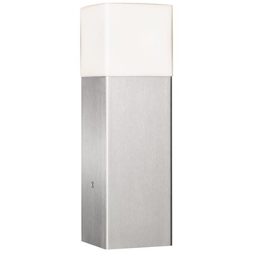 LCD Standleuchte, kurz, 100 Watt, E27, Edelstahl (030)