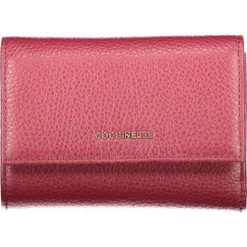 Lila Damen-Geldbörse: Metallic Soft mit Fächern und Münztasche
