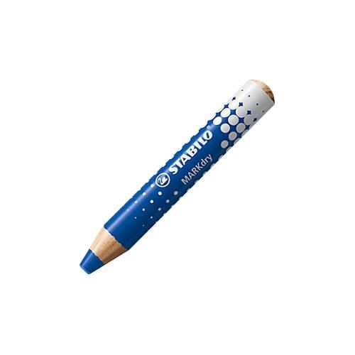 Whiteboard Marker Stabilo MarkDry, Rundpsitze, 1-10 mm, schnell trocknend, 5 Stück, blau