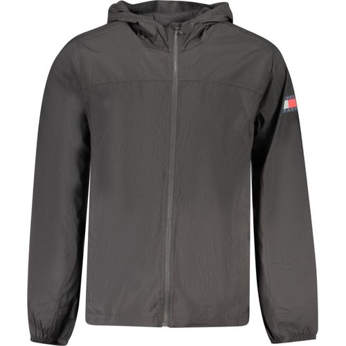 Herrenjacke Schwarz mit Kapuze – Nachhaltig aus recyceltem Nylon