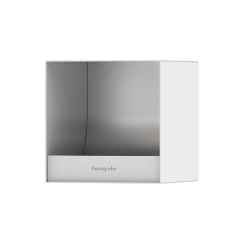 hansgrohe Einbau-Toilettenpapierhalter XtraStoris 150x150x140mm, mattweiß (56065700)