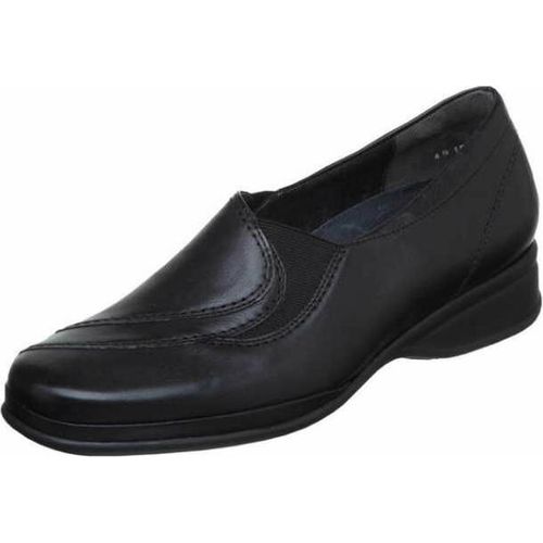 Semler Damen Slipper Sportlich Bequem schwarz