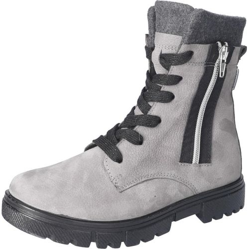 Ricosta Solea 8000202450 Mädchenboots, Stiefel, Leder, Grau, NEU, wasserdicht - Kinderschuhe Gefütterte Kinderstiefel Gr. 18 - 42, Grau, leder (aloe)