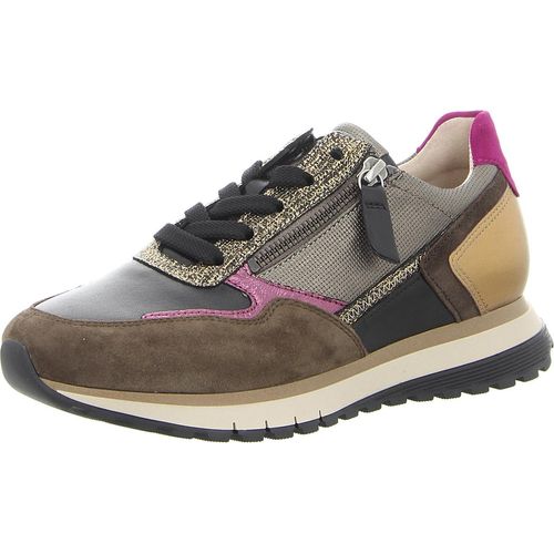 Gabor - Sneaker Weite H schwarz efeu gold