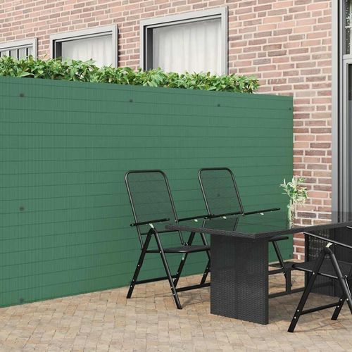 Gartenzaun Doppelseitig Grün 1,8x5 m PVC