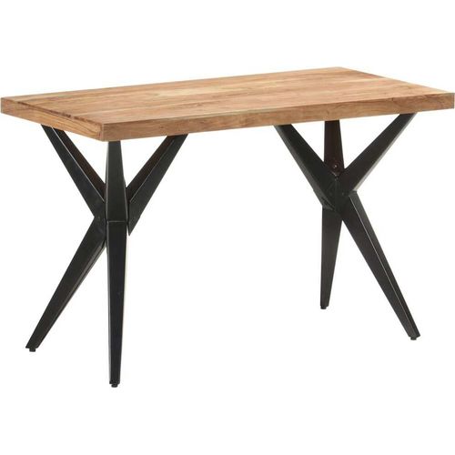 Esstisch 120x60x76 cm Massivholz Akazie