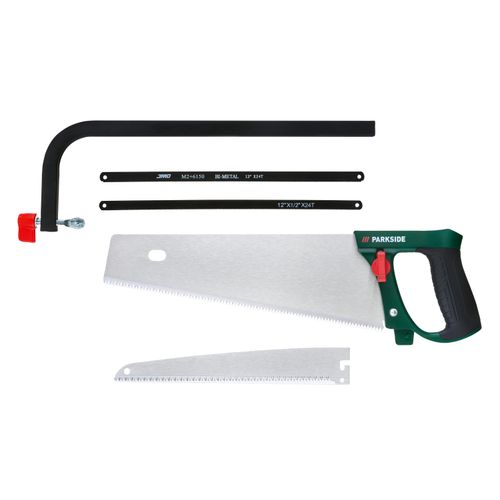 PARKSIDE® Handsägen-Set, Bügel-, Zug- und Fuchsschwanzsäge Image