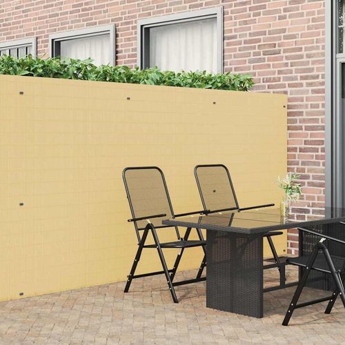 Gartenzaun Doppelseitig Gelb 1,8x3 m PVC
