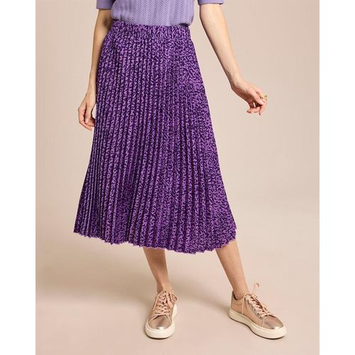 Plissee Rock mit Print