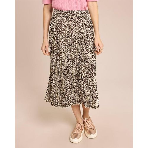 Plissee Rock mit Print