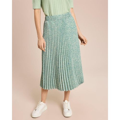 Plissee Rock mit Print