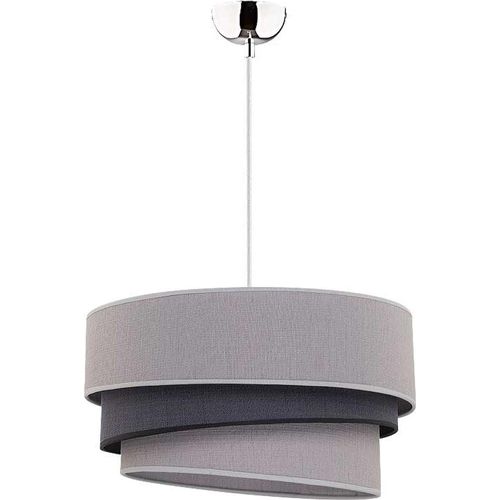 Stoff Hängelampe rund Ø45cm modernes Design stylisch FELICITA Leuchte Wohnzimmer Schlafzimmer