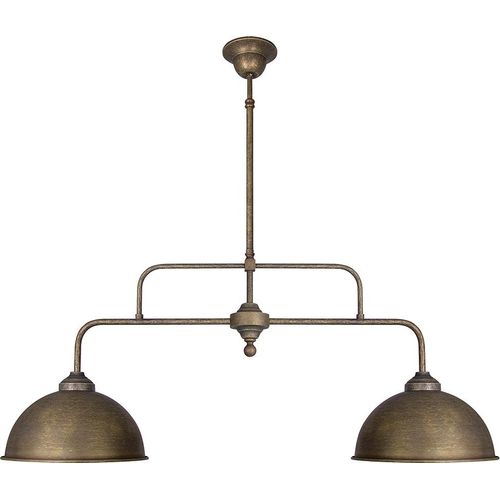 Deckenlampe Bronze E27 Messing massiv Design Deckenleuchte