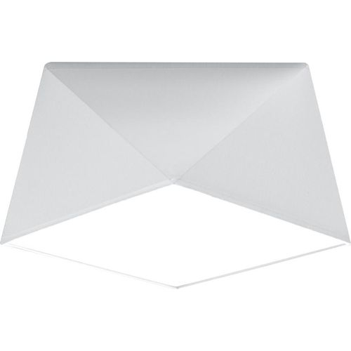 Deckenlampe Weiß E27 Modern eckig Schlafzimmer Wohnzimmer Deckenleuchte