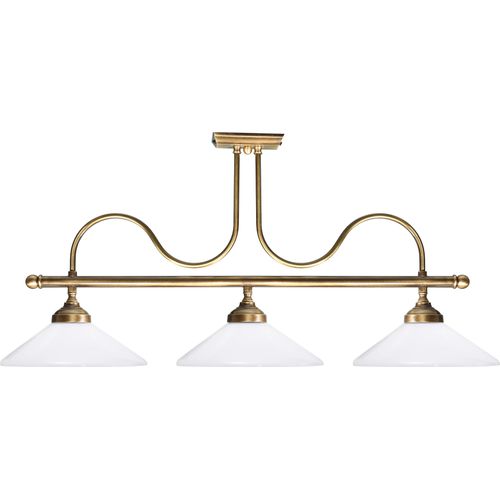 Deckenleuchte E27 Weiß Bronze Messing Jugendstil Deckenlampe