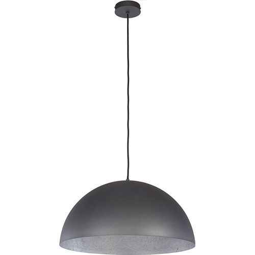 Hängelampe Küche Esstisch Ø 50 cm Grau Silber höhenverstellbar E27 Hängeleuchte