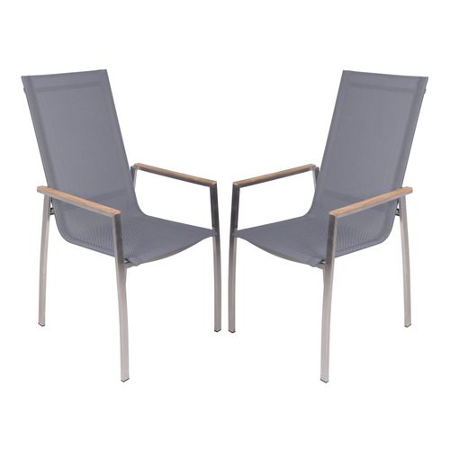 Stapelstuhl PAVIA, 2er Set