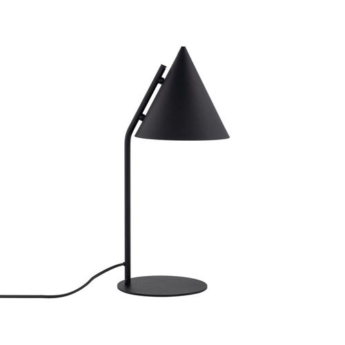 Schreibtischlampe Metall E27 49 cm hoch Schwarz Retro Design Tischleuchte