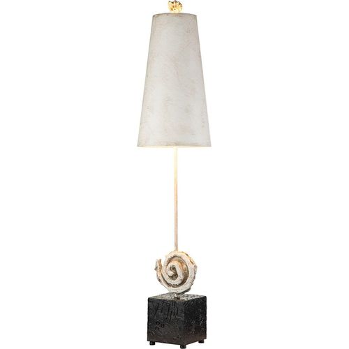 Tischleuchte Metall 99,1 cm Creme Weiß antik Schwarz Modern Tischlampe