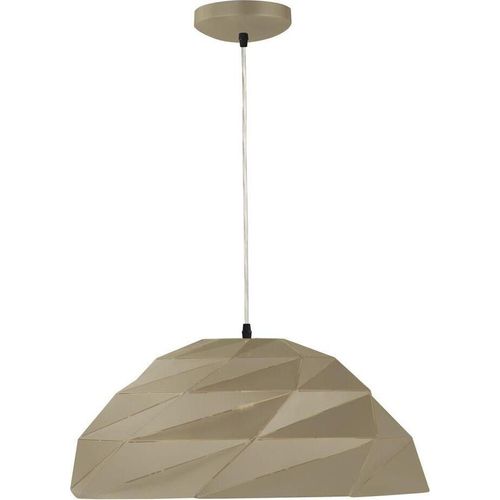 Hängelampe Metall E27 D: 47 cm H: max. 150 cm in Gold Metallic rund Modern