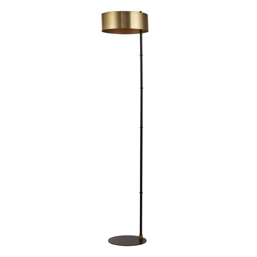 Stehleuchte Metall E27 149 cm hoch in Schwarz Gold Modern