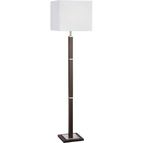 Stehlampe Metall 147 cm hoch Braun Weiß E27 Modern
