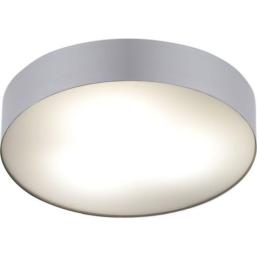 Deckenlampe Metall E14 Ø 40,5 cm in Silber 3-flammig rund Modern Deckenleuchte