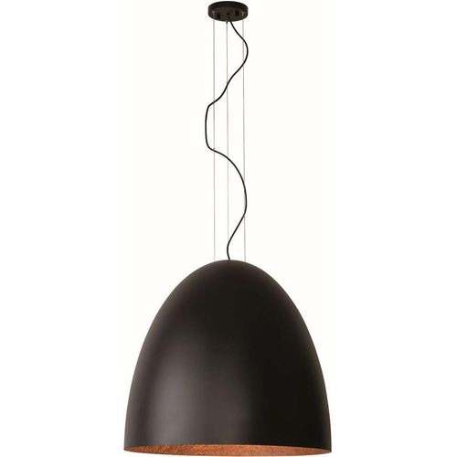 Hängeleuchte Metall E27 Ø 75 cm rund H: max. 350 cm in Schwarz Kupfer matt Hängelampe