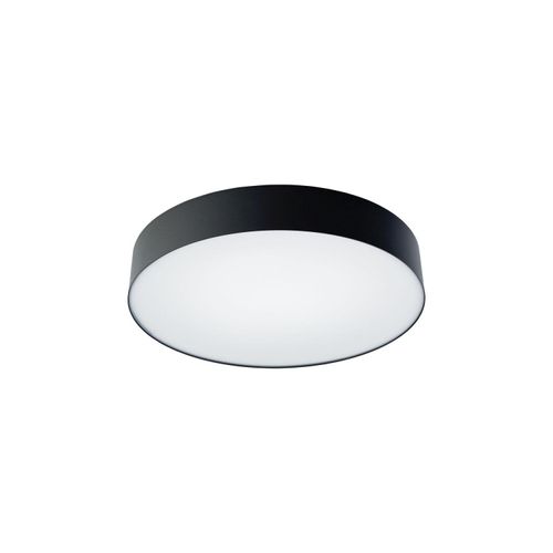 Deckenlampe Metall Bewegungssensor E14 rund Ø 40,5 cm Schwarz 3-flammig Modern Deckenleuchte