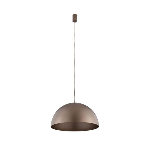 Hängeleuchte Metall GX53 D: 50 cm H: max. 155 cm Braun matt 4-flammig rund Vintage Pendelleuchte