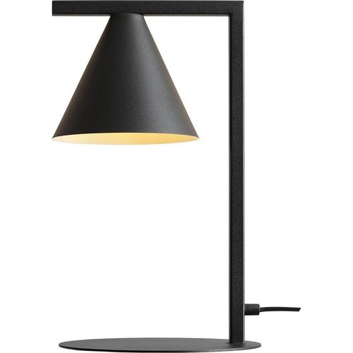 Tischleuchte Metall 40 cm Schwarz E14 Nachttischlampe