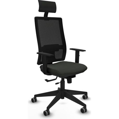 Bürostuhl mit Kopfstütze Piqueras y Crespo 1D066G1 Schwarz