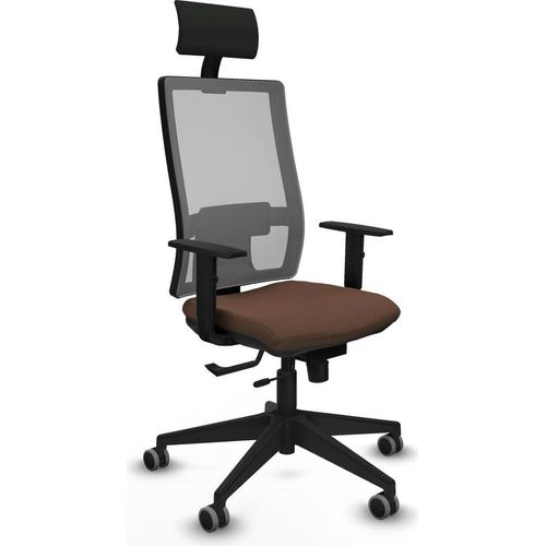 Bürostuhl mit Kopfstütze Piqueras y Crespo 1D066G1 Dunkelbraun