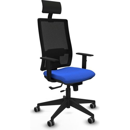 Bürostuhl mit Kopfstütze Piqueras y Crespo 1D066G1 Blau