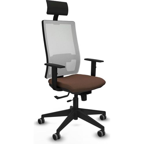 Bürostuhl mit Kopfstütze Piqueras y Crespo 1D066G1 Dunkelbraun