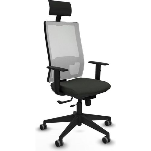 Bürostuhl mit Kopfstütze Piqueras y Crespo 1D066G1 Schwarz