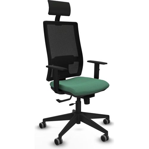Bürostuhl mit Kopfstütze Piqueras y Crespo 1D066G1 Smaragdgrün