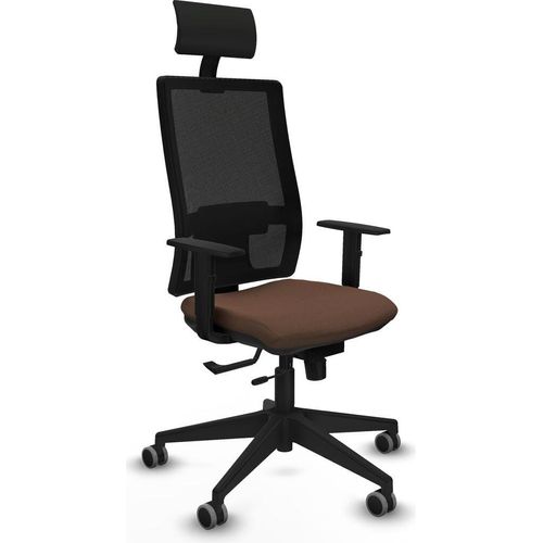 Bürostuhl mit Kopfstütze Piqueras y Crespo 1D066G1 Dunkelbraun