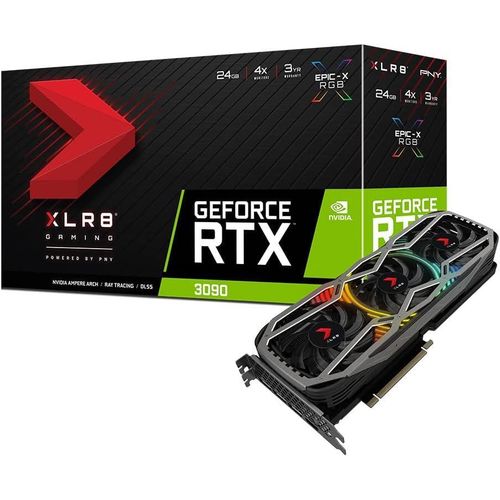 PNY GeForce RTX™ 3090 24GB XLR8 Gaming Revel Epic-X RGB™ Triple Fan Grafikkarte