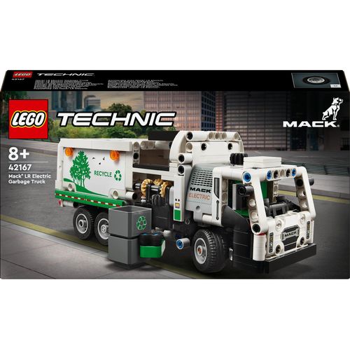 LEGO® Spielbausteine »Mack LR Electric Müllwagen 42167«, (503 St.)