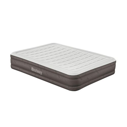 Bestway Luftbett Fortech Queen 69133 , Grau, Dunkelgrau , Kunststoff , 152x36x203 cm , RoHS, Dekra , integrierte elektrische Pumpe , Schlafzimmer,