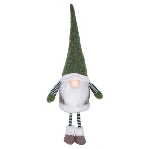 Deko Wichtel aus Stoff, grün, 65 cm