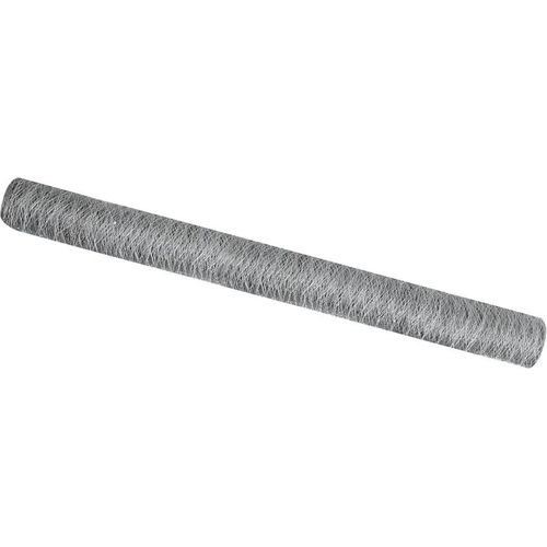 vidaXL Sechseckgeflechtzaun Silber 1.6 x 100 m Verzinkter Stahl