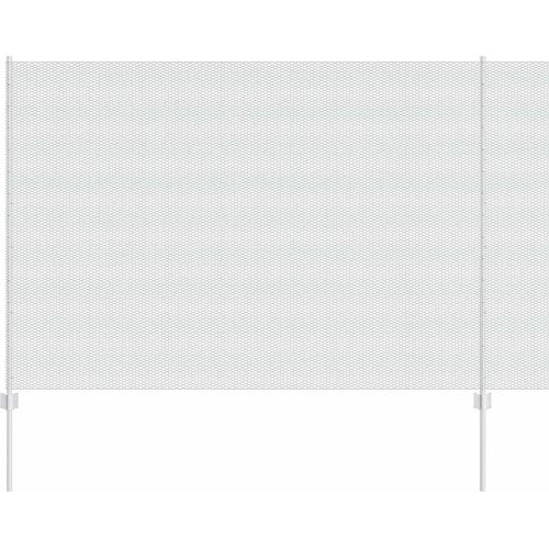 vidaXL Zaun mit Pfosten Silber 1.6 x 50 m Stahl