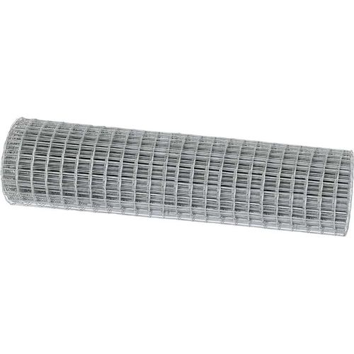 vidaXL Eurozaun Silber 1.2 x 25 m Feuerverzinktes Eisen