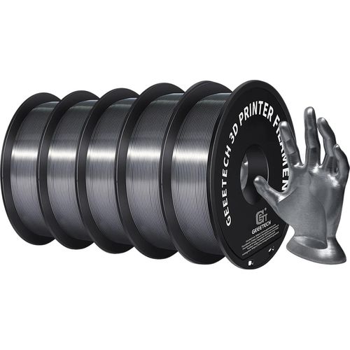 3D-Filament, Seiden-PLA, umweltfreundliches Material, Silber