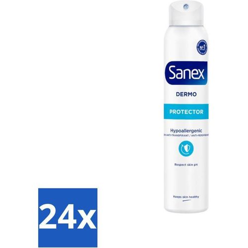 Sanex Dermo - Deodorant Spray - Hypoallergen - Antitranspirant - 150 ml - Vorteilspack - 24 Stücke