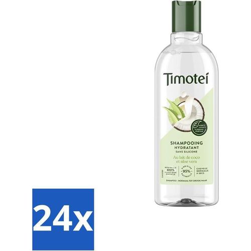 Timotei - Shampoo - Aloe Vera & Kokosöl - Feuchtigkeitsspendend - 300ml - Vorteilspack - 24 Stücke