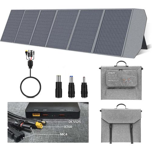 Solarpanel, 200W, Tragbares Design, Vielseitige Kompatibilität, SP200-PRO