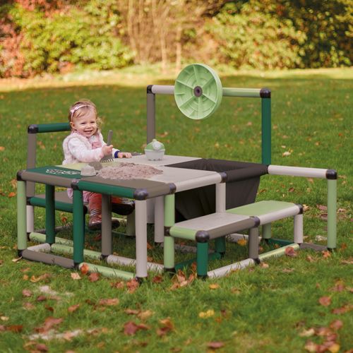 Quadro Möbel Kit L Home Modularer Baukasten für Kindermöbel und Spielgeräte, ab 6 Monaten, 345 Teile – Mint
